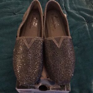 BOBS Limited Edition Jeweled Shoes Size 8